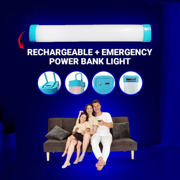 Rechargeable + Emergency Power Bank Light | Emergency Magnetic Light