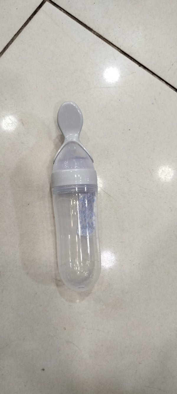 Silicone Bottle Feeding Baby Spoon Feeder