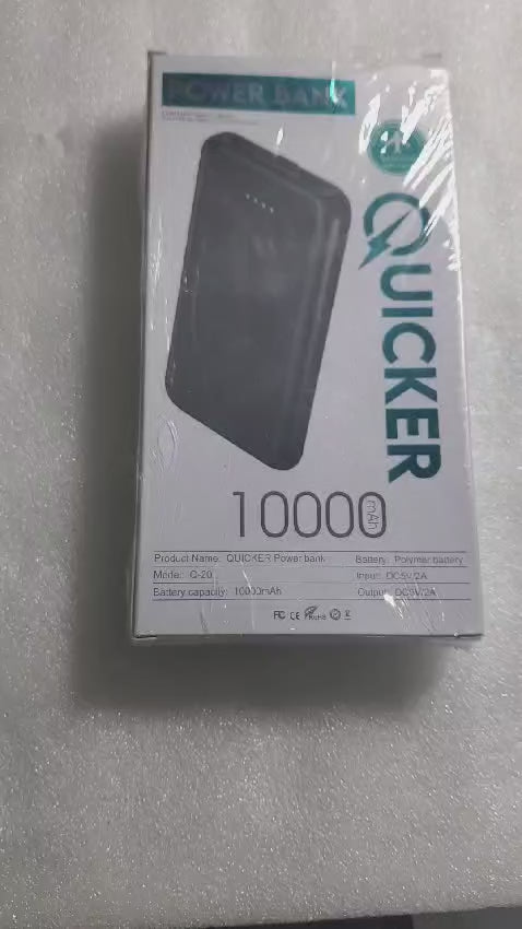 Quickar Power Bank 10,000 Mah