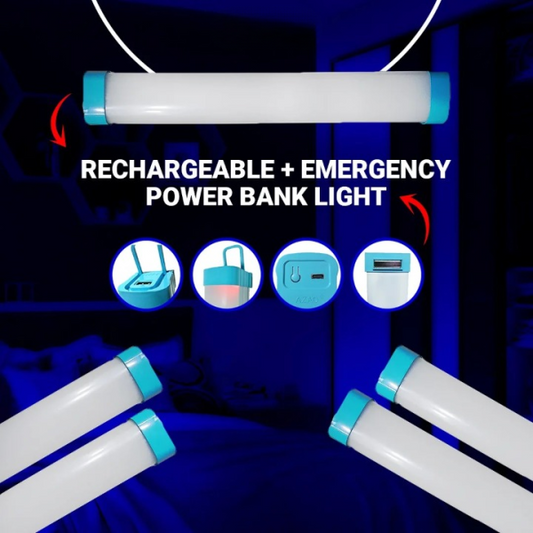 Rechargeable + Emergency Power Bank Light | Emergency Magnetic Light