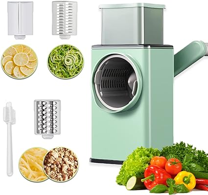 Multifunctional Rotary Vegetable Cutter 3 In 1